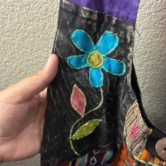 Colorful Boho Patchwork Crossbody Bag - Picture 8 of 13